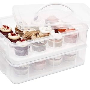 Like new- cupcake carrier. Can transport 24 pcs